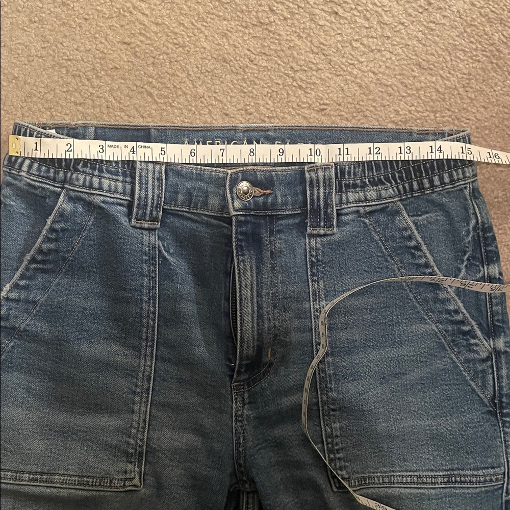 American Eagle Cargo Ankle Jeans 6 - Picture 5 of 7